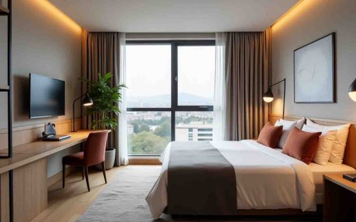 Aménager d'une Chambre d'Hôtel pour les Nomades numériques