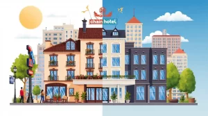 Hôtels indépendants et chaînes hôtelières